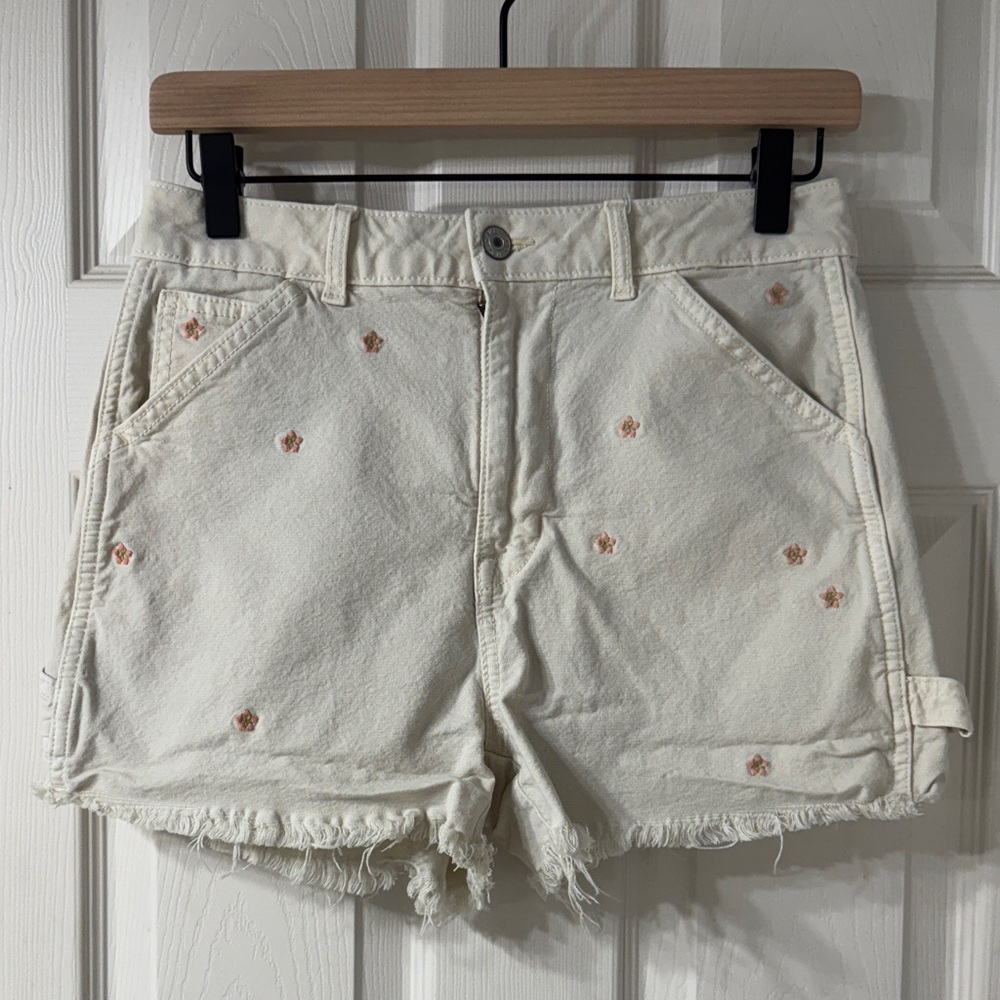 🌻3 for $18 American Eagle Highest Rise Jean Shorts with Embroidery Size 4